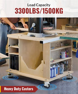 HOLKIE Leveling Stem Casters Set of 4 Heavy Duty Retractable Caster Wheels, 1/2" and M12 Stem Size, Total Capacity 3300 Lbs, Adjustable Wheel with Ratchet Handle for Workbench, Machine, Equipment HOLKIE