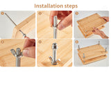 pamctry 50 Pcs Book Binding Kits for Beginners - Complete DIY Kit with Tools & Instructions, 11.6 x 7.8 Inches pamctry