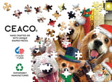Ceaco - Howard Robinson - Selfies - Holiday Dogs - 500 Piece Jigsaw Puzzle Ceaco