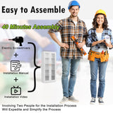 UNICOLY Storage Cabinet with Doors and Shelves, Display Cabinet with Glass Doors, Pantry Cabinet, Curio Cabinet with Locking Doors, Metal Storage Cabinet for Office,Kitchen,Living Room 71” H White UNICOLY