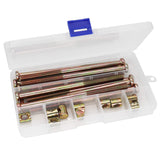 Bed Bolts, cSeao 10-Pack M8 x 140mm Socket Cap Bolts Barrel Nuts Set for Headboard Bunk Bed Frame Zinc Plated cSeao