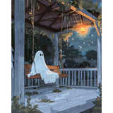 Yezavesu Ghost Paint by Numbers Kit for Adults Beginner, Ghost Adult Paint by Number Kits on Canvas Without Frame, DIY Acrylic Painting by Numbers for Home Wall Decor Gift 16x20 Inch Yezavesu