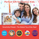 Smartivity Pinball Machine Toy for Kids Ages 8-14 Years old | Global Award Winning Arcade Game| Cool Birthday Gifts Ideas for Boys & Girls| DIY STEM Toys for 8,10,11,12,13,14I Wooden Engineering Games Smartivity