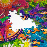 Springbok Spring Fever 500 Piece Jigsaw Puzzle for Adults - Colorful Butterfly and Flowers - Relaxing Puzzle with Unique Precision Fit Pieces - Finished Size 20" x 20" Springbok