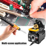 Upgraded Soldering Station Kit - Fast Heating with ESD Safe Design, 5 Replaceable Soldering Iron Tips & 63.5oz Sturdy Construction - for Electronics Repair, DIY & Home Welding Siziviki