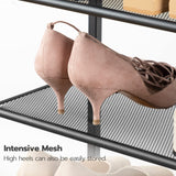 HOOBRO Shoe Rack, 6-Tier Shoe Organizer, for 18-24 Pairs of Shoes, Large Capacity Shoe Storage Shelf, Durable and Stable, for Entryway, Closet, Hallway, Dorm Room, Industrial, Rustic Brown BF67XJ01G1 HOOBRO