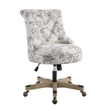Linon Home Décor Leslie Floral Office Chair Linon