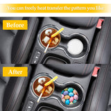 Frienda Ceramic Tile for Crafts Coasters, Glossy Glazed Blanks White Coasters, Painting, Sublimation, Round Ceramic Coasters for DIY Arts Craft Project Coasters Christmas Xmas Gifts(8 Pieces) Frienda