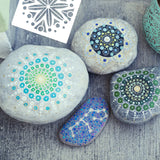 56 Pack (3.6x3.6 inch) Stencils for Painting, Reusable Mandala Dot Painting Stencils for DIY Rock Murals Art Projects WSICSE