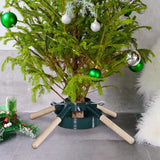 Blissun Christmas Tree Stand, Christmas Tree Holder, Xmas Tree Base Stand for Real Trees, Fits up to 8FT Real Trees, Green Blissun