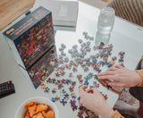 an Afternoon in The 80s Retro 1000-Piece Jigsaw Puzzle by Rachid Lotf | Brain Teaser Activity for Kids and Adults | 28 x 20 Inches Toynk