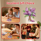 ZENDIYO Flowers Diamond Art Hanging Kits for Adults Kids, DIY Acrylic Special Shaped Diamond Art Painting Window Pendants Dreamcatcher for Home Wall Hanging Kits Hanging Ornament Christmas Gift ZENDIYO