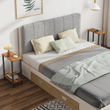 TUTOTAK Small Side Table, Narrow End Table, Skinny Sofa Table, Slim Nightstand, Couch Table, Living Room, Bed Room, Brown TB01BB062 TUTOTAK