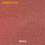 POWERTEC 11212 4.5 Inch Sanding Sleeves for Spindle Sander | 120 Grit | Aluminum Oxide Sandpaper Diameter 1 Inch – 3 Pack POWERTEC