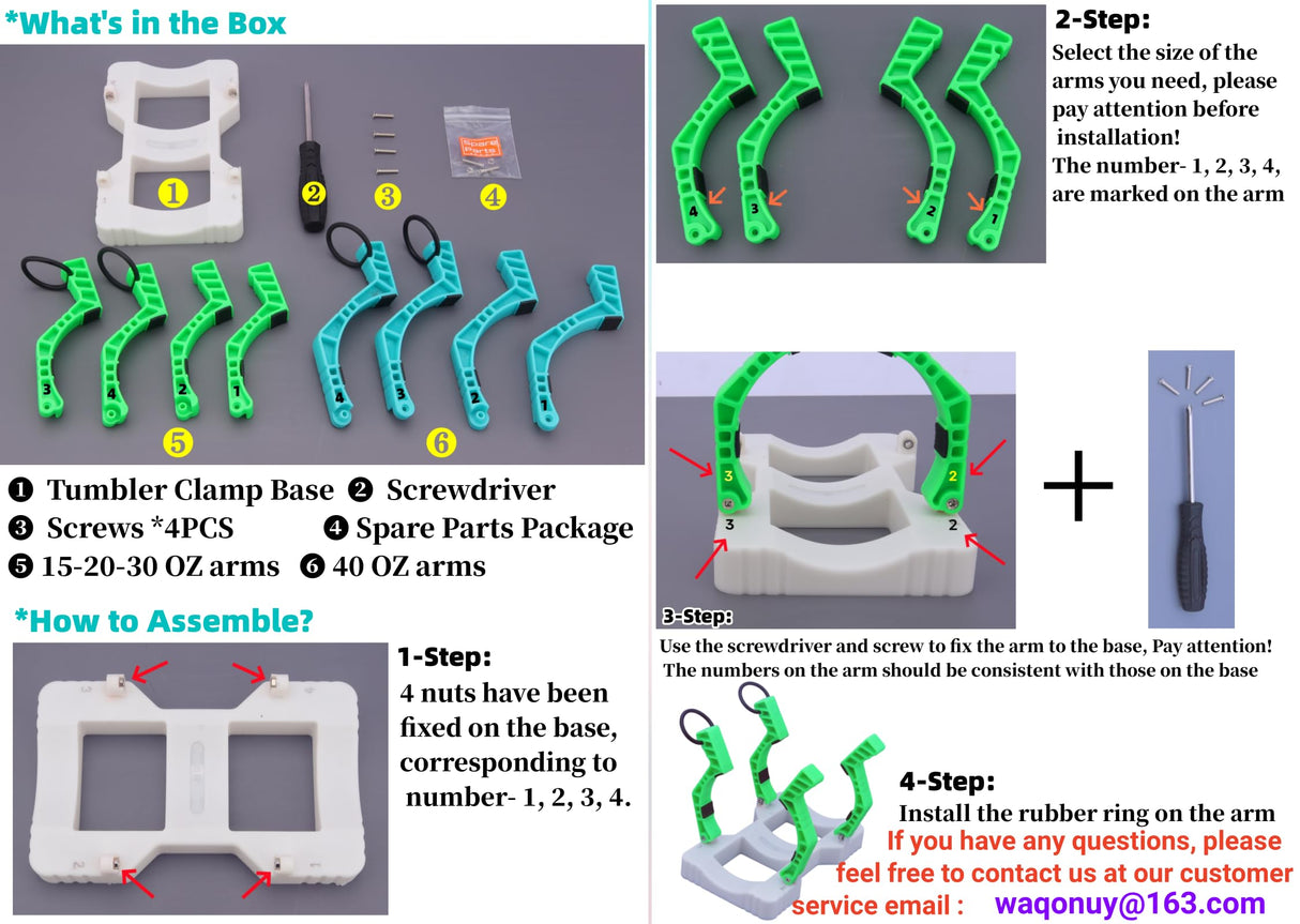 WAQONUY 2 in 1 Pinch Tumbler Clamp Grip Tool,Sublimation Tumblers Pinch 20 Oz,Sublimation Blanks Tumblers Skinny Straight with Heat Tape WAQONUY