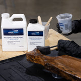 TotalBoat-487750 Clear Penetrating Epoxy Wood Sealer Stabilizer for Rot Repair and Restoration (Gallon, Cold Weather) TotalBoat