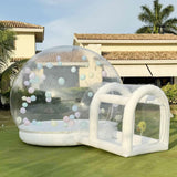 10FT Inflatable Bubble House with Bounce Jumping Area Commercial Grade PVC Bounce House, Bubble Balloon House for Kids,Toddler with Blower & Pumb & 50Pcs Balloons AEOR