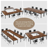 Tribesigns 19FT Conference Table,Large Rectangle Meeting Seminar Table for 16-22 Person,Long Business Tables (Only Table) Tribesigns