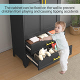 erosoei Metal Armoire Wardrobe Closet, 71 "Metal Clothing Storage Cabinet with Adjustable Shelves and Hanging Rod, Household Steel Wardrobe Storage Cabinet with Drawers (Armoire-Black) erosoei