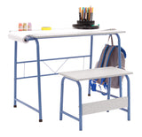 SD Studio Designs Project Center, 55126 Craft Table Play Desk with Bench, Blue SD STUDIO DESIGNS