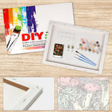 Lxmsja Red Mushroom Paint by Numbers Kit for Adults, Forest Acrylic Paint by Numbers for Adults Beginner, DIY Craft Supplies Oil Painting Kits for Home Wall Decor 12x16 inch (Framed) Lxmsja