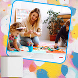 Augacage 120 Sheets 100% Cotton Watercolor Paper Bulk, 8.5" x 11" 140lb/300 GSM Cold Press Water Color Paper White Paint Paper Suitable for Kids Adult Watercolor Drawing Augacage