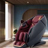 Alfine A860 Full Body 4D Massage Chair - Intelligent Health Detection, Dual-Core System, Zero Gravity Recline, Premium Leather, Customizable Programs, Smartphone Control (Black) Alfine