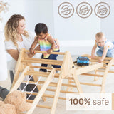 Indoor Playgroud Jungle Gym for Toddlers Slide,Climbing Toys for Toddlers Playset-Indoor Play Gym Swedish Ladder,Climbing Play Structure Set for Kids-Indoor Playground - Anthill-4 WEDANTA