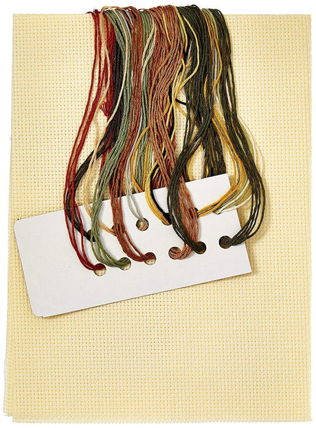 Janlynn 50222 Counted Cross Stitch Kit 7.75"X11.25", Joy in The Journey (14 Count), Blue Janlynn