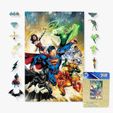 Crafthub DC Wooden Puzzles for Adults – A3 Size with 202 Pieces Wood Puzzles – Justice League Heroes – Jigsaw Puzzles with Unique Shapes – 10" x 15.3" CRAFTHUB