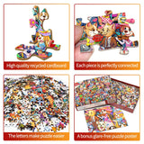 Jigsaw Puzzles for Adults 1000 Piece Puzzle for Adults 1000 Pieces Puzzle 1000 Pieces Dog's World Puzzle, Cartoon Puzzles 1000 Pieces Jigsaw Puzzles for Adults 1000 Pieces and Up HUADADA