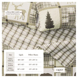 Great Bay Home Lodge Bedspread Full/Queen Size Quilt with 2 Shams. Cabin 3-Piece Reversible All Season Quilt Set. Rustic Quilt Coverlet Bed Set. Stonehurst Collection. Great Bay Home