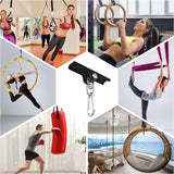 YZZHAJ Heavy Punching Boxing Bag Hanger, Wall Ceiling Heavy Bag Mount Wood Beam Hook, Heavy Bag Hangers Brackets 360° Rotating for Boxing Muay Thai Training, Aerial Yoga Swing & Hammock YZZHAJ