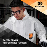 KLEENGUARD™ V30 Maverick™ Safety Glasses (56567), Clear Lenses with KleenVision™ Anti-Fog coating, Black Frame, Carrying Case, Eyewear for Men and Women KLEENGUARD