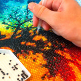 DIY Diamond Painting Kits for Adults, 5D Pooh Diamond Art, Full Drill Cross Stitch Canvas Art, Wall Decor HUANNY