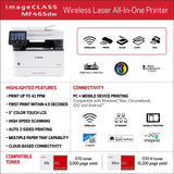 Canon imageCLASS MF465dw Wireless Mobile-Ready Duplex Laser All-In-One Monochrome Printer Canon