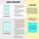 Cordless Room Darkening Mini Blinds for Indoor Windows - 28" W x 36" L - White, Over 1,400 Custom Sizes Starting at 9.97, 1" Vinyl Slats, Horizontal Window Blinds by Lumino Lumino