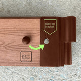 Frame It All Two Inch Series 4ft. x 4ft. x 5.5 in. Composite Raised Garden Bed Kit Frame It All