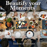 Burlap Fabric Roll – 12" x 30 Ft No-Fray Jute Table Runner for Weddings, Crafts, Rustic Decor, DIY Projects & Events – Natural Farmhouse Style Shop Square