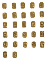 Walnut Hollow HotStamps Mini Lowercase Alphabet Set for Branding and Personalization of Wood, Leather, and Other Surfaces Walnut Hollow