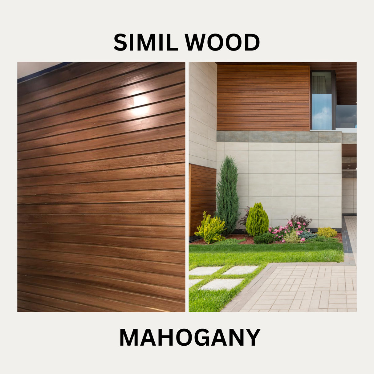 Venier Wood Like Paint Garage Doors (Mahogany) - Wood Look Paint - Furniture Cabinets Metal - Interior Exterior Paint - Liquid Wood (50,76 fl. oz) Venier