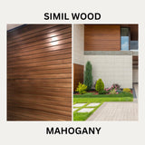 Venier Wood Like Paint Garage Doors (Mahogany) - Wood Look Paint - Furniture Cabinets Metal - Interior Exterior Paint - Liquid Wood (50,76 fl. oz) Venier