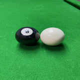 HMQQ Billiard Balls Set 2-1/4" Regulation Size Pool Table Balls for Replacement (16 Resin Balls) HMQQ