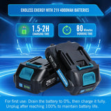 Mini Chainsaw Cordless Mini Chain Saw 6 Inch 2×2.0AH Batteries 2 Chains Electric Handheld Small Chainsaw Battery Powered for Wood Cutting Tree Trimming Courtyard Household and Garden EliteHome