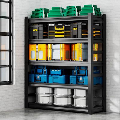 BEESTMUEBLE 5 Tier Garage Shelving, Heavy Duty Storage Rack, Adjustable Metal Shelf Units, Industrial Warehouse Shelves, 47.2" W x 18" D x 78" H