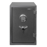 ISLANDSAFE 1200°F Fireproof and Waterproof Digital Safe Box, Digital Fire Proof Safe with 3 Spoke Detachable Handle, Personal Safe for Home Office Money Gun (2.88Cubic Feet Black) ISLANDSAFE