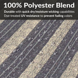 Sunnydaze Quilted Outdoor Hammock with Spreader Bars - Heavy-Duty 450-Pound Capacity Double Hammock for Outside - Mountainside Sunnydaze