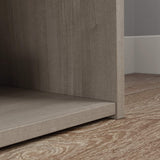 Sauder Beginnings 3-Shelf Bookcase in Silver Sycamore Finish Sauder