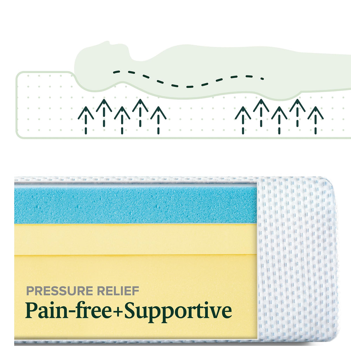 ZINUS 8 Inch Green Tea Cooling Memory Foam Mattress [New Version], King, Fiberglass Free, Medium Firmness, Cooling Gel Foam, Certified Safe Foams & Fabric, Mattress in A Box Zinus