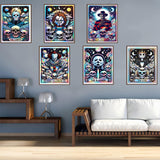 LumiCraft 6 Packs Halloween Diamond Art Kits for Adults, Horror 5D Diamond Painting Kits for Beginners, Round Full Drill Crystal Arts and Gem Art Kits for Home Wall Decor Gift 12x16 Inch LumiCraft